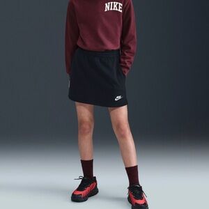 NWT Nike Girls Sportswear Club French Terry Skirt